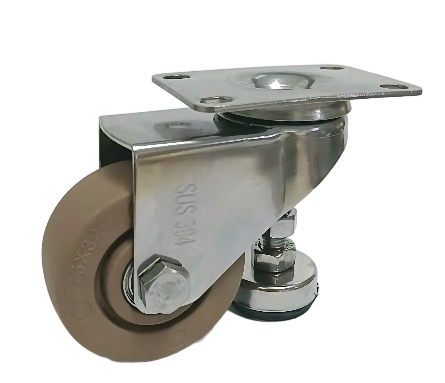 3寸棕色耐高温280度调节轮